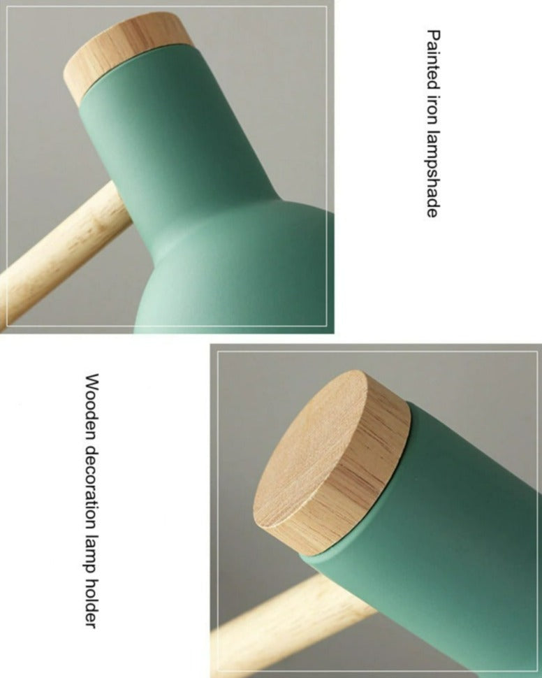 Rustic Wood Table Lamp