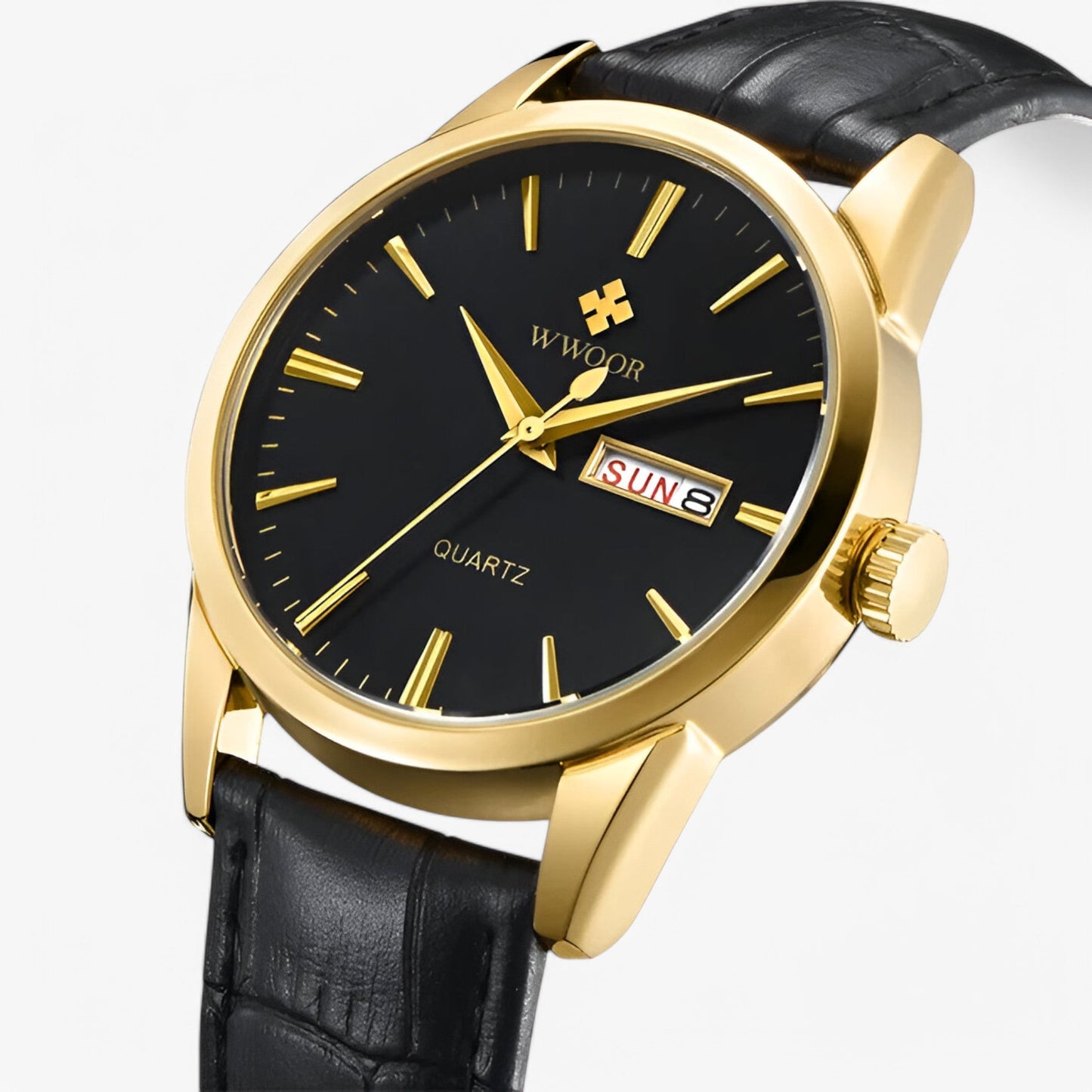 Stylish Leather Wrist Watch