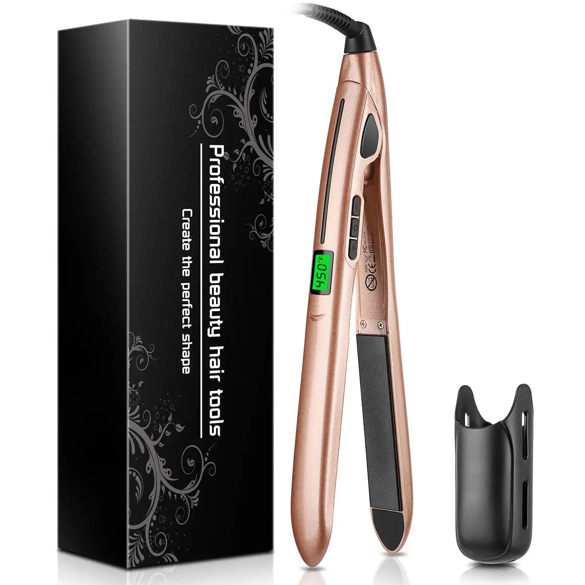 Digital Ceramic Hair Straightener & Waver with Screen - Luxivelle