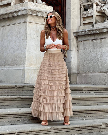 Flowy Tiered Tutu Skirt