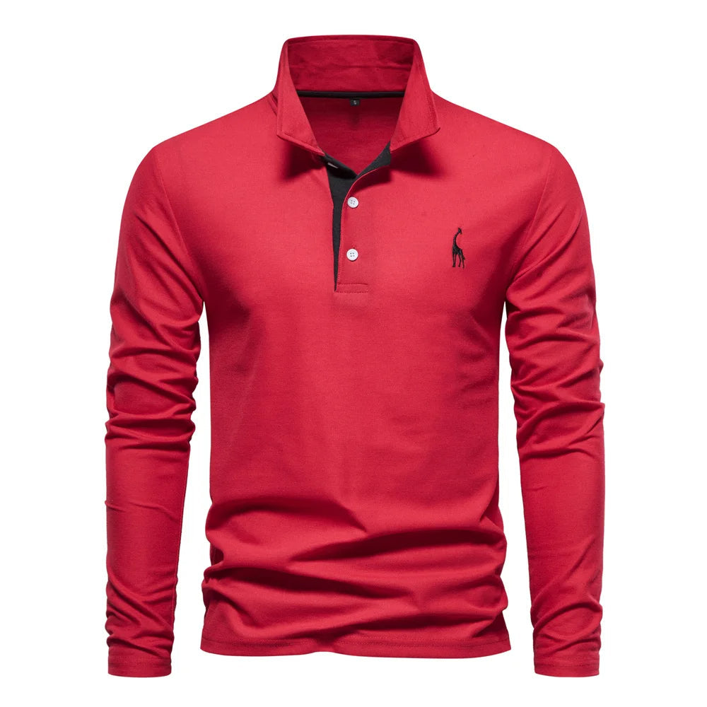 Men's Classic Fit Polo Shirt Comfortable Everyday Wear - Luxivelle