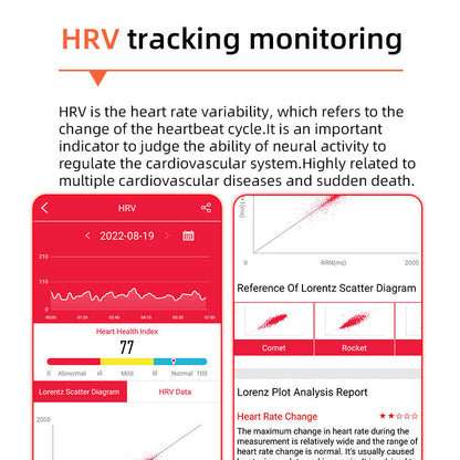 Easy Use Health Tracker Smartwatch Blood Pressure Monitor