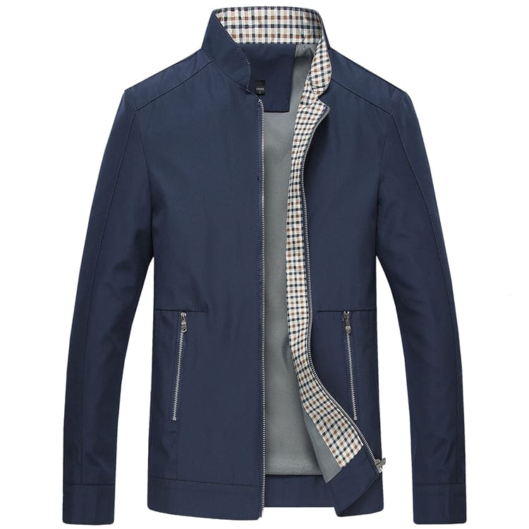 Waterproof Men's Zip Up Coat with Pockets