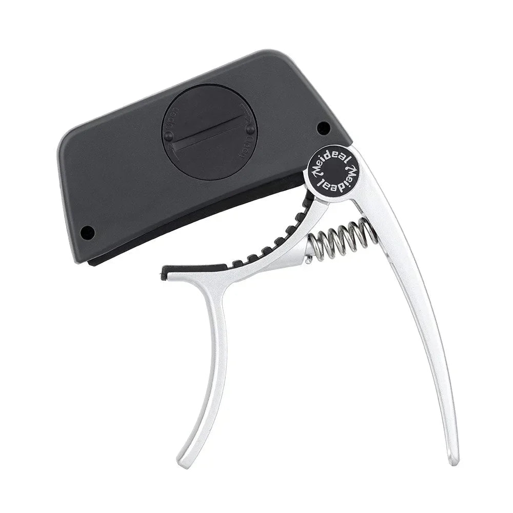Compact Clip-On Guitar Tuner and Capo Set