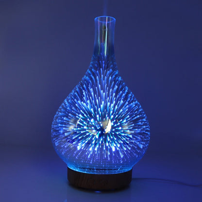 Colorful Glass Aromatherapy Diffuser with LED Light