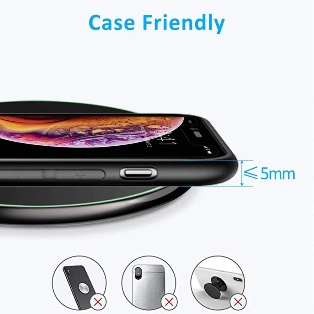 Quick Wireless Charger Pad for iPhone & Android