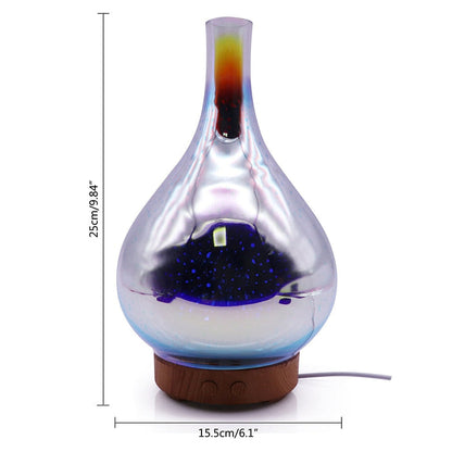 Colorful Glass Aromatherapy Diffuser with LED Light