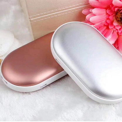 Compact Rechargeable Hand Warmer Power Bank - Luxivelle