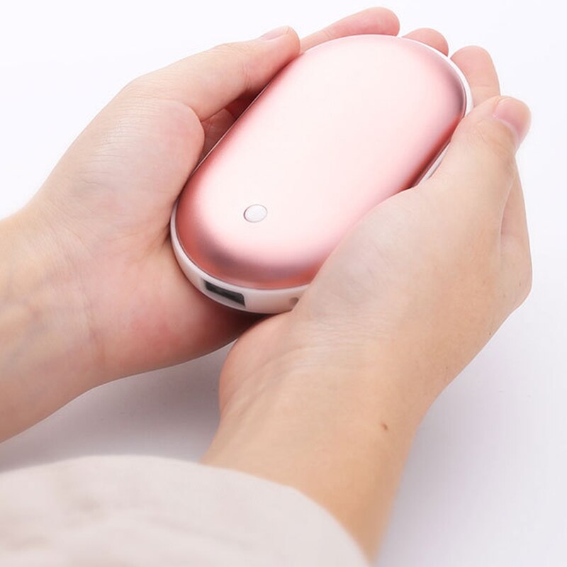 Compact Rechargeable Hand Warmer Power Bank