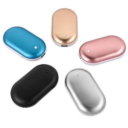 Compact Rechargeable Hand Warmer Power Bank