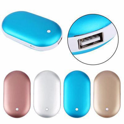 Compact Rechargeable Hand Warmer Power Bank