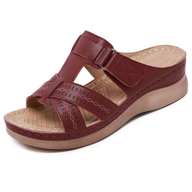 Comfortable Flat Wedge Sandals for Ladies