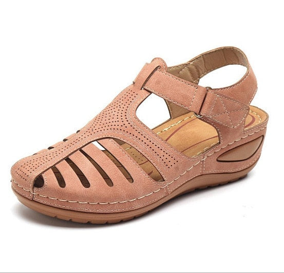 Comfortable Flat Wedge Sandals for Ladies