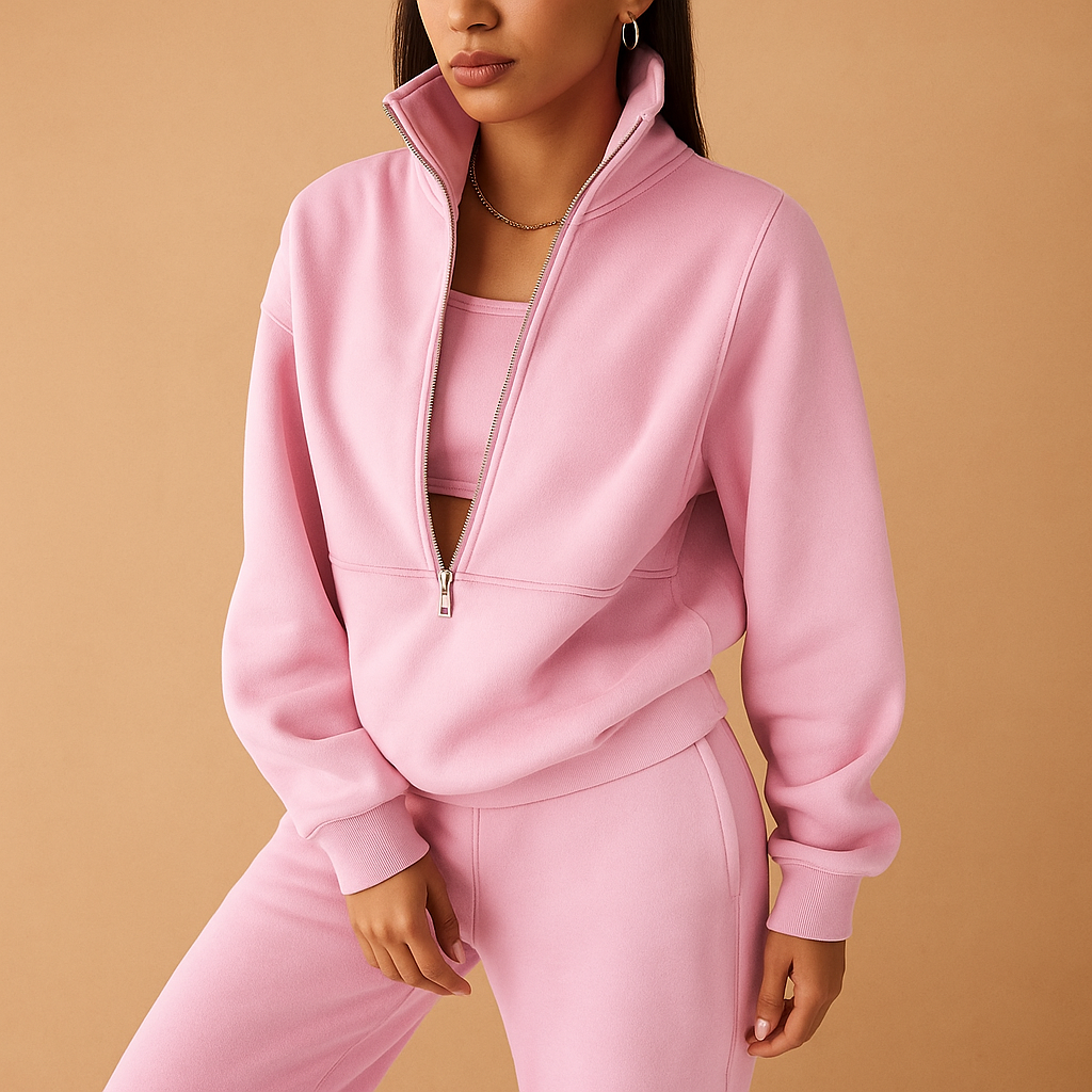 Women's Soft Fleece Tracksuit Set - Luxivelle