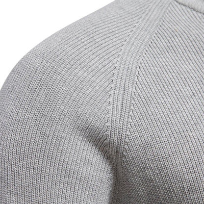 Half Zip Sweater- Breathable Blend And Adjustable Neckline 2