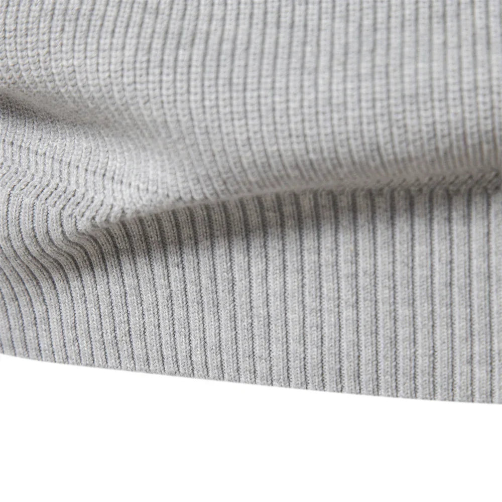 Half Zip Sweater- Breathable Blend And Adjustable Neckline 5