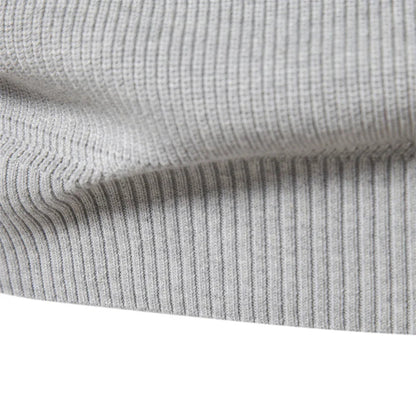Half Zip Sweater- Breathable Blend And Adjustable Neckline 5