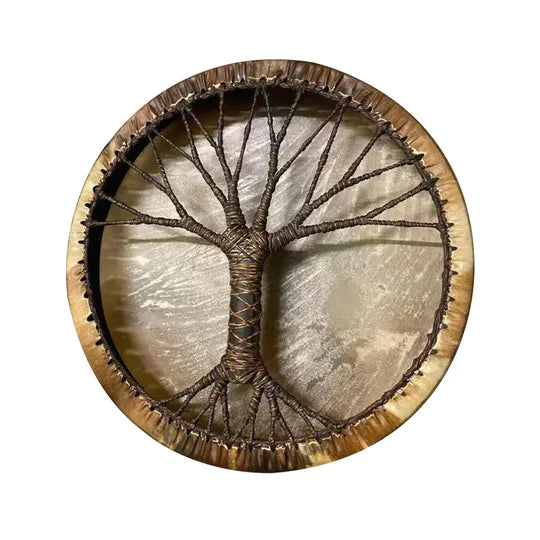 Unique Tribal Drum Tree of Life Design