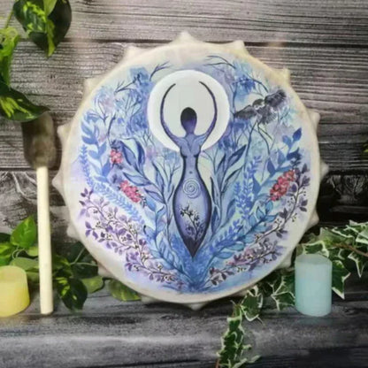Unique Tribal Drum Tree of Life Design