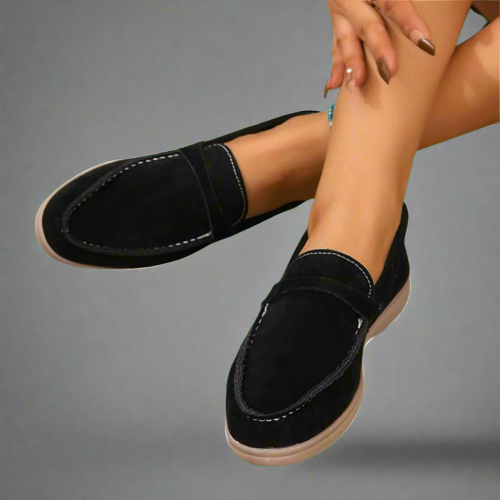 Matilda | Suede Moccasin Slippers