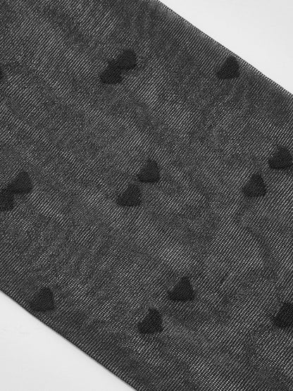 Pretty Heart Print Fashion Tights