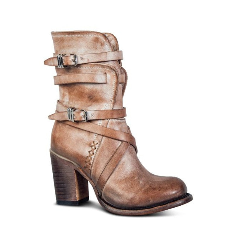 Vintage Charm | Black Ankle Boots for Women 2