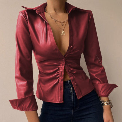 Ladies Classic Long Sleeve Blouse