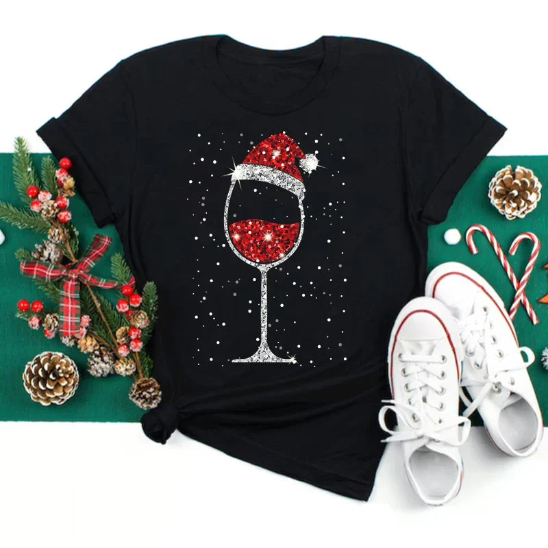 Ladies' Fun Wine Party Tee Shirt