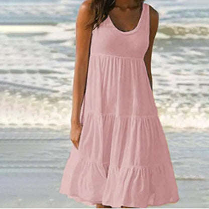 Variant image for Jocoo | Women's Summer Mini Dress with Ruffles-18