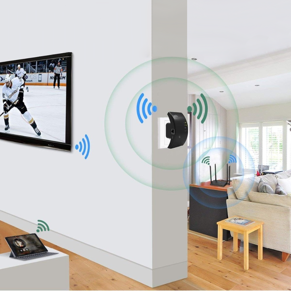 Compact WiFi Range Extender – Reliable Home Internet Booster