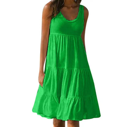 Variant image for Jocoo | Women's Summer Mini Dress with Ruffles-2