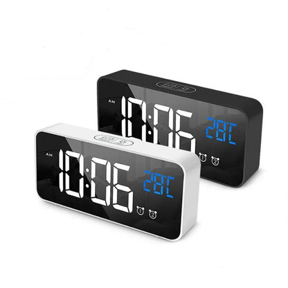Smart LED Digital Clock with Music and Voice Assistant