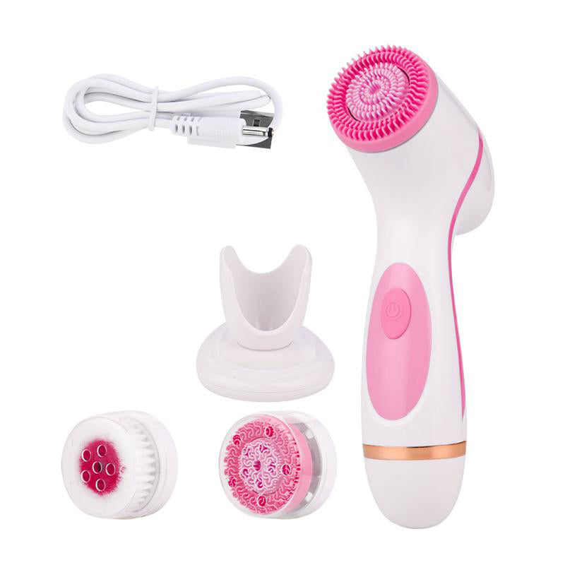 Gentle Exfoliating Face Brush - Daily Pore Cleanser & Toner - Luxivelle