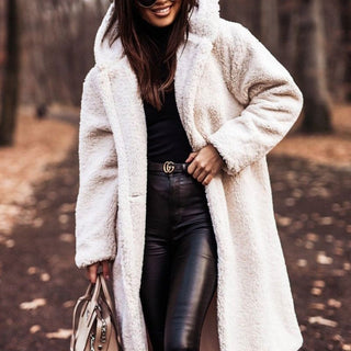 Warm Faux Fur Parka Coat for Women