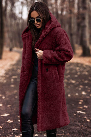 Warm Faux Fur Parka Coat for Women