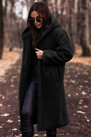 Warm Faux Fur Parka Coat for Women