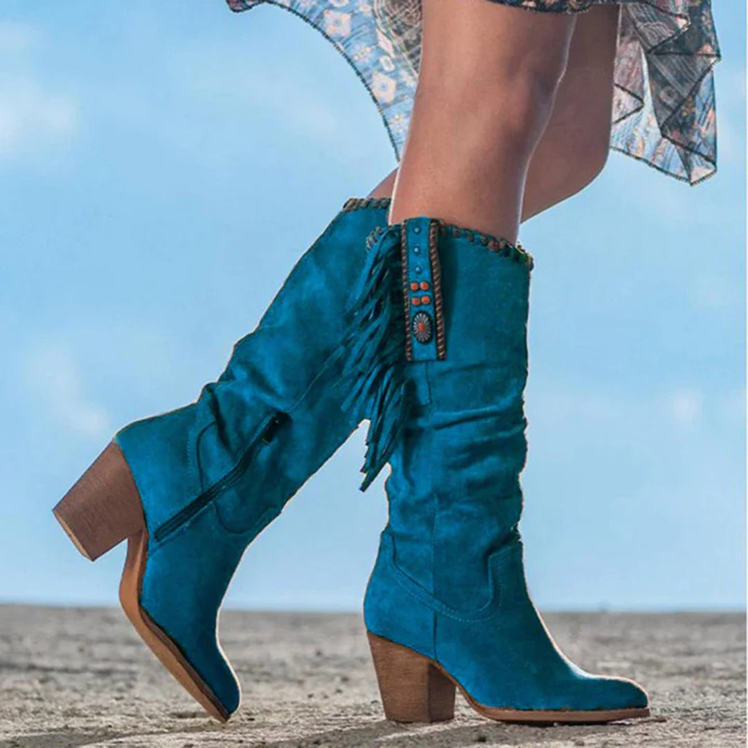 Classic Western Women's Ankle Boots