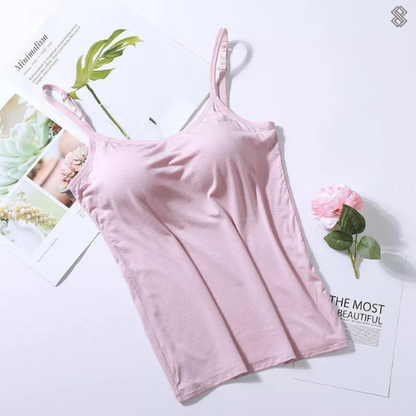 Juliane | Comfortable Built In Bra Tank Top