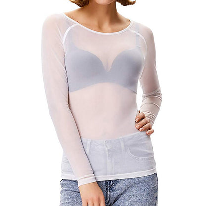 Nadine | Elegant Mesh Going Out Top