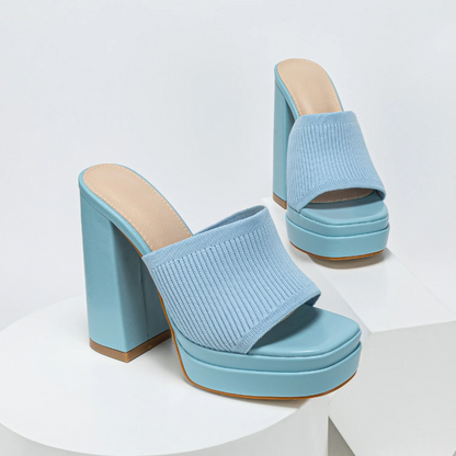 Elevated Block Heel Sandals