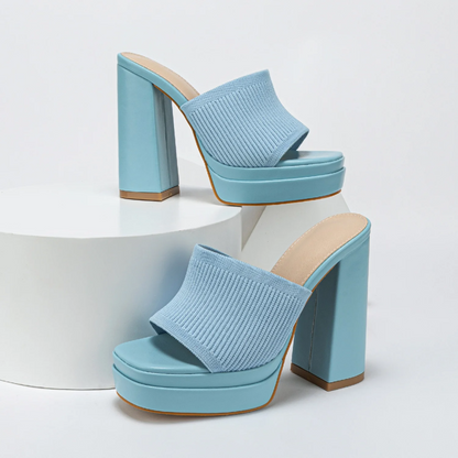 Elevated Block Heel Sandals