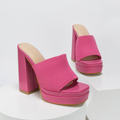 Elevated Block Heel Sandals