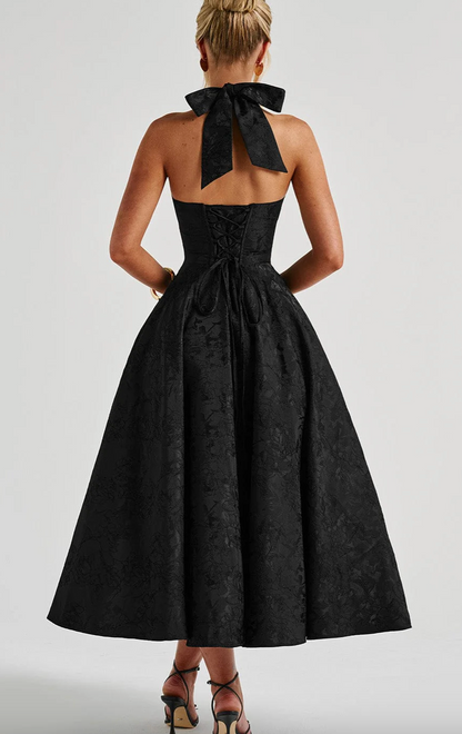 Helene | Smart MIDI Dress with Neckholder