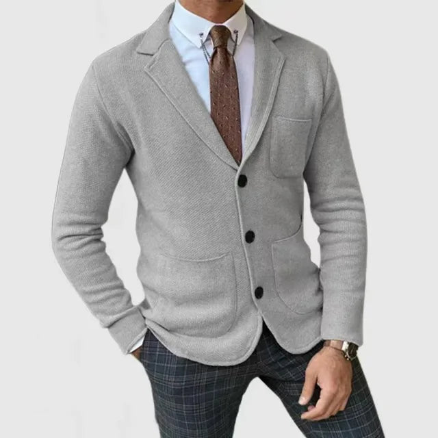 Classic Fit One Button Men's Blazer Jacket