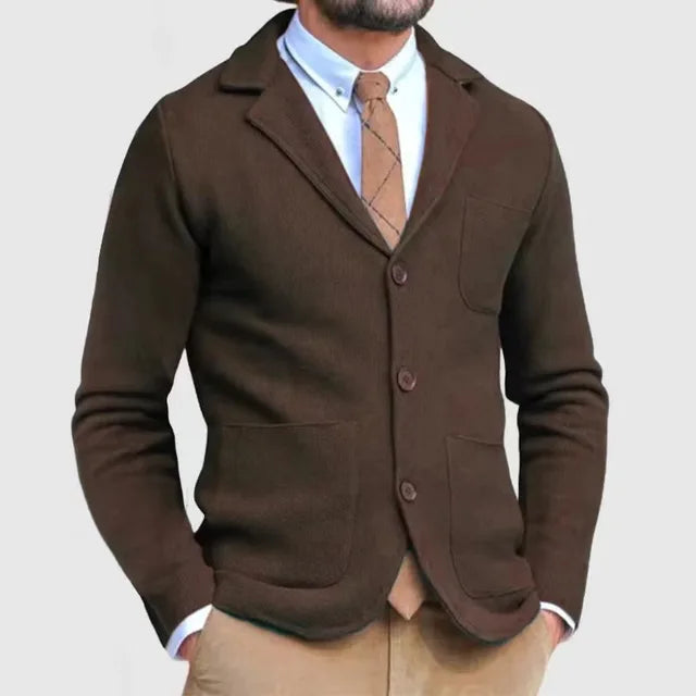 Classic Fit One Button Men's Blazer Jacket