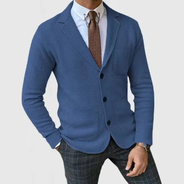 Classic Fit One Button Men's Blazer Jacket