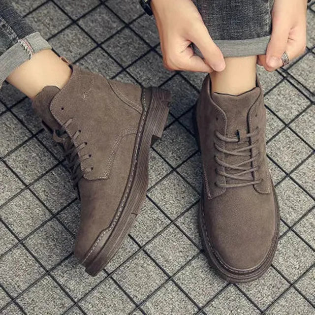 Waterproof Hiking Boots for Men with Laces
