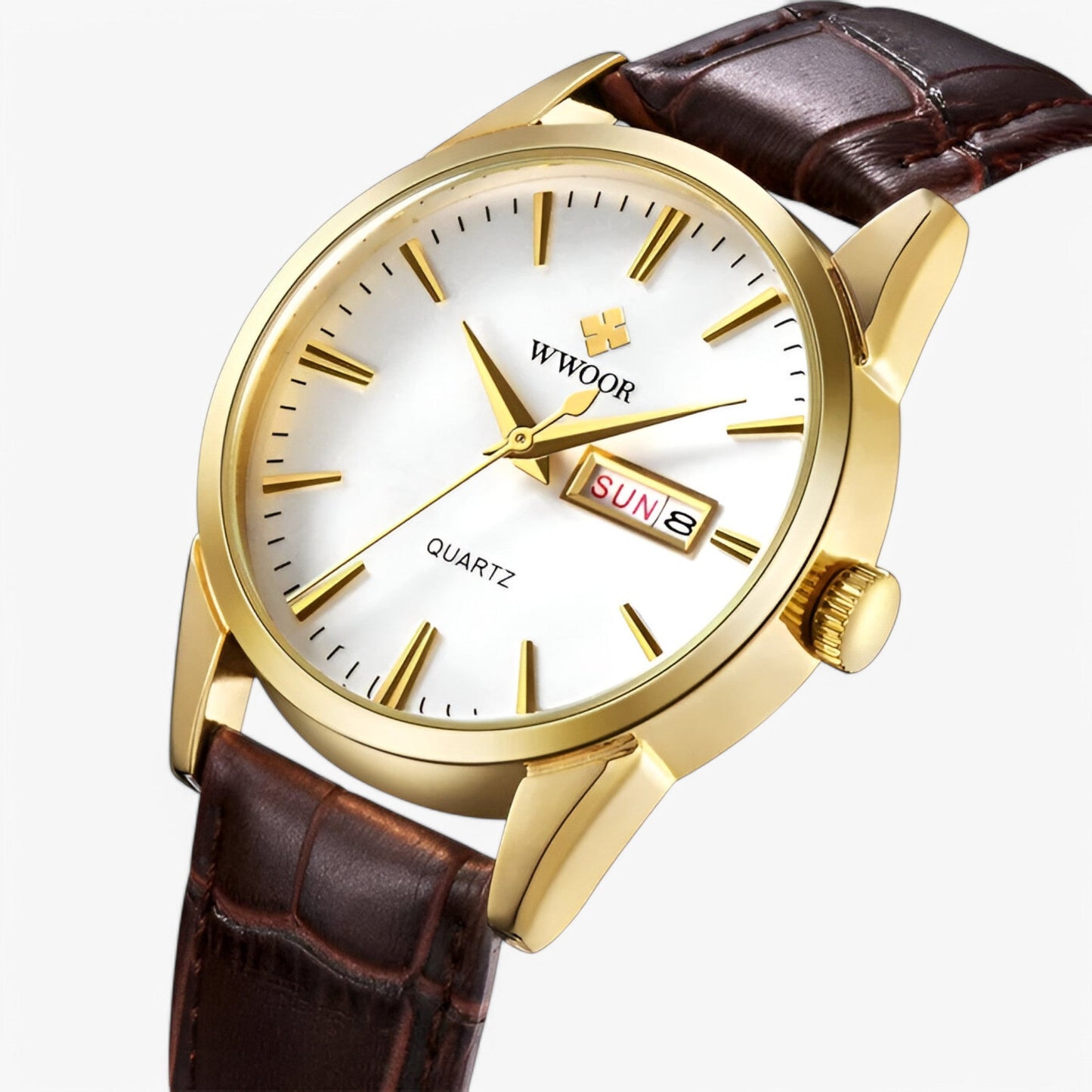 Stylish Leather Wrist Watch