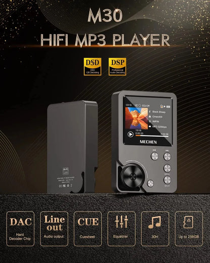 High Quality Digital Music Player with 64GB Storage
