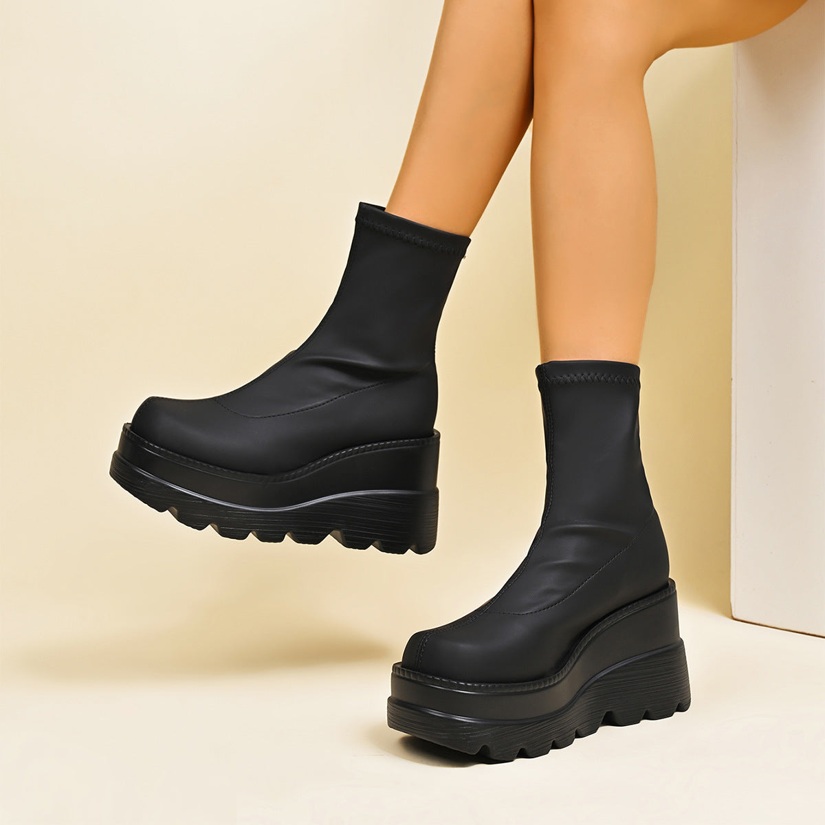 Trendy Women's Ankle High Boots